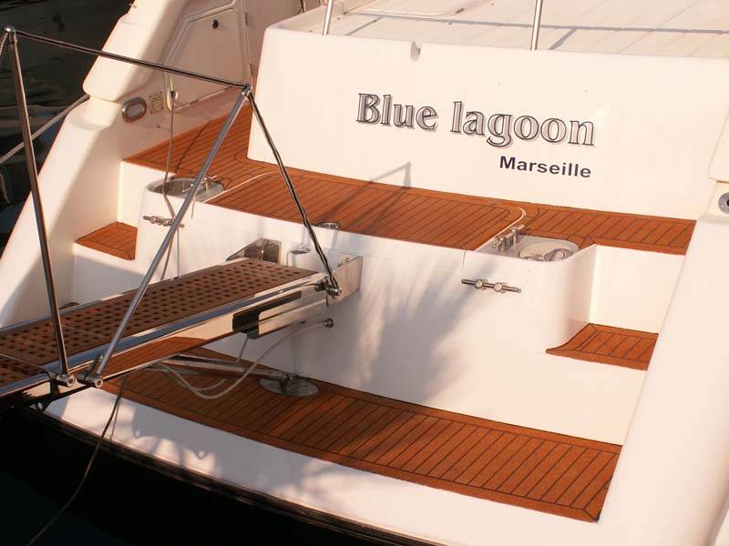 luxury powerboat replaces teak deck with cork seacork luxury powerboat replaces teak deck with cork seacork